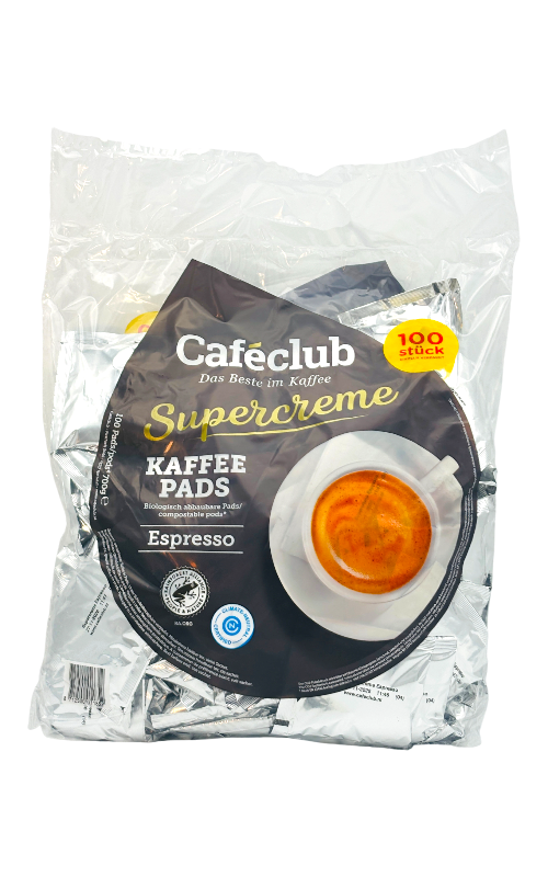 Supercreme Megabeutel Espresso 100 st. Dosette