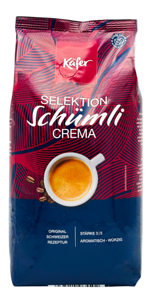 Selektion Schümli Crema Bohnen