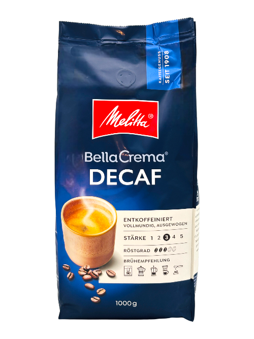 Bella Crema Decaf Bohnen