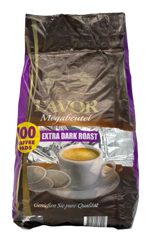 Megabeutel Extra Dark Roast 100 st. Kaffeepad