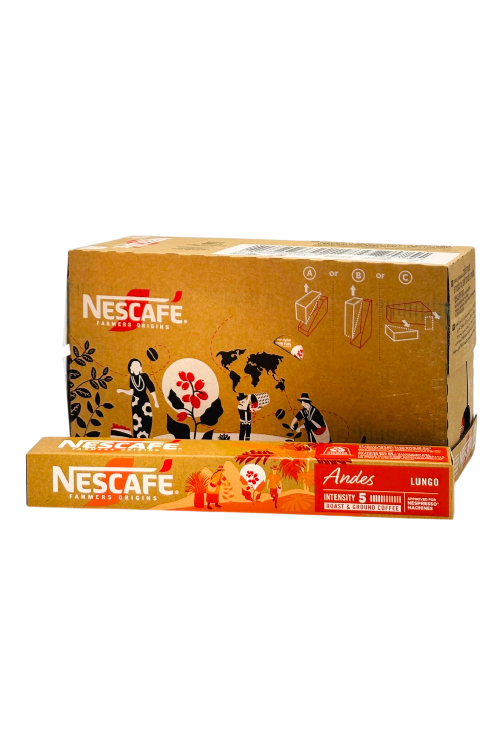 120 Nescafe Farmers Origins Andes Lungo Nespresso Kapsel