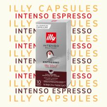 10 x 10 Illy Intenso Espresso Capsules for Nespresso