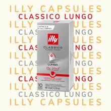 10 x 10 Illy Lungo Classico Kapseln für Nespresso