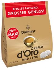 28 Coffee Pods Dallmayr Crema d'oro mild & fein