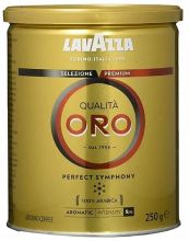 250gr Lavazza Qualita Oro Ground Coffee in Can