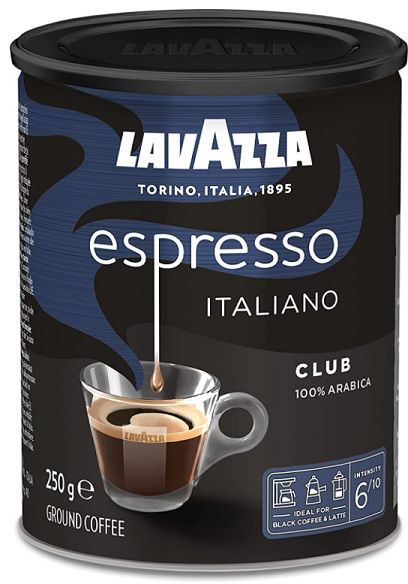 Café Lavazza Crema E Gusto Lata 250grs Grano Molido