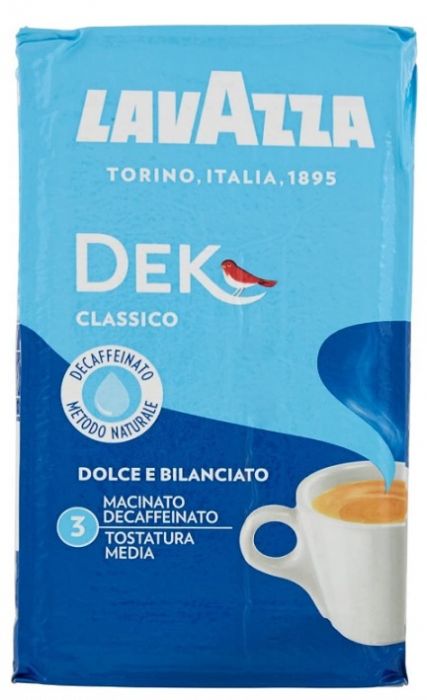 250gr Lavazza Caffè descafeinado molido 70% arabica