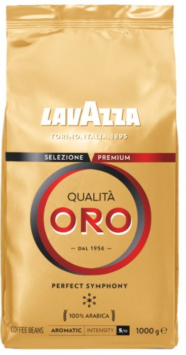 LAVAZZA - Café Grain Lavazza Qualità Oro - 100 % Arabica - Café Grain  Italien - Intensité 5 - Paquet de 1 kg