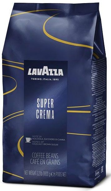 Lavazza Whole Bean Coffee- Supercrema 1kg, Italy – Shoppurebeauty