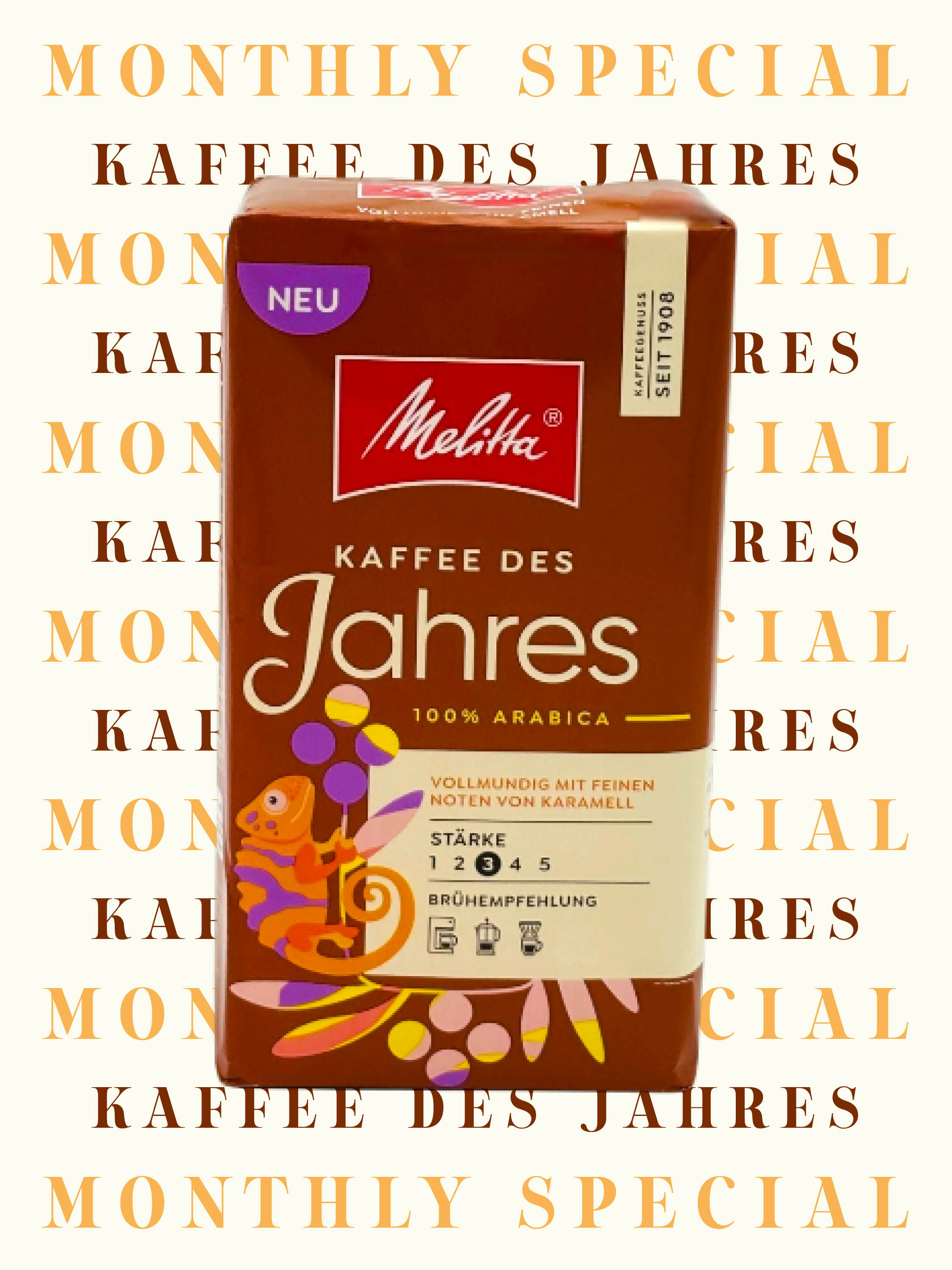 Kaffee des Jahres 2026 Arabica Gemahlen