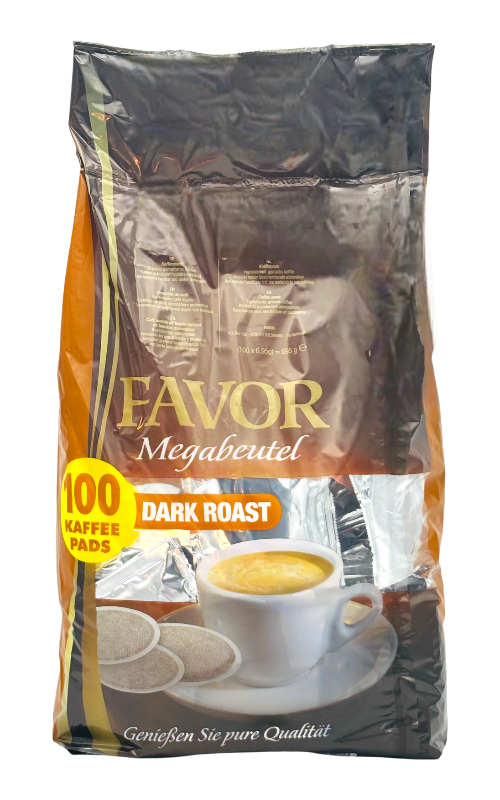 Megabeutel Dark Roast 100 st. Kaffeepad
