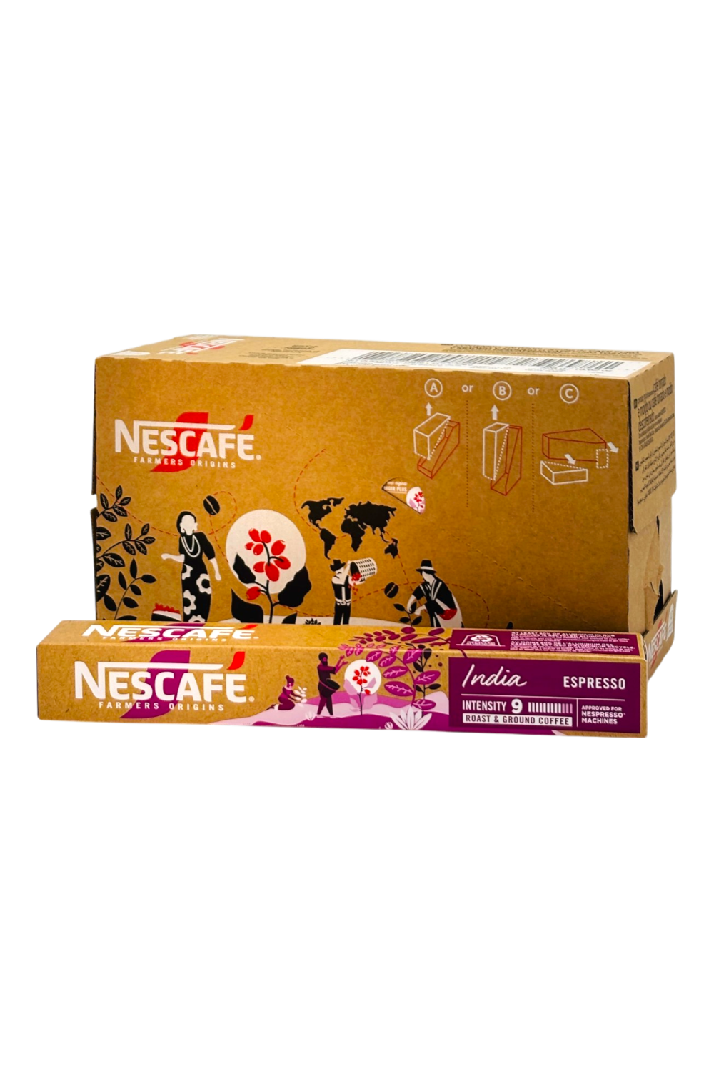 120 Nescafe Farmers Origins India Espresso Nespresso Kapsel